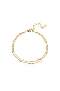 Damen Armband kazoo aus mit Gelbgold beschichtetem Edelstahl