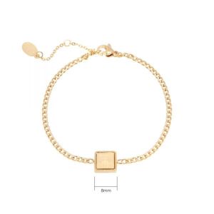 Damen Armband mermaid vibes aus mit Gelbgold beschichtetem Edelstahl