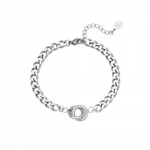 Damen Armband intertwined aus mit Weigold beschichtetem Edelstahl