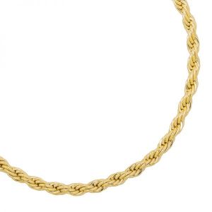 Damen Armband chain reaction aus mit Gelbgold beschichtetem Edelstahl