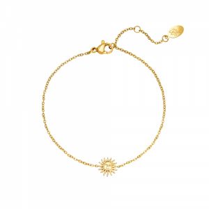 Damen Armband sunny vibes aus mit Gelbgold beschichtetem Edelstahl