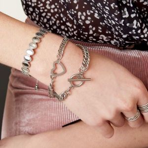 Damen Armband lovely aus mit Weigold beschichtetem Edelstahl