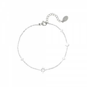 Damen Armband Stars aus mit Weigold beschichtetem Edelstahl