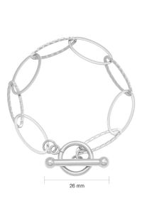 Damen Armband airy links aus mit Weigold beschichtetem Edelstahl