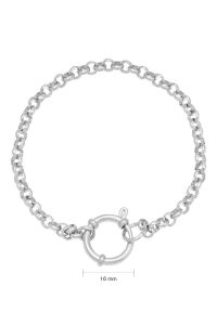 Damen Armband chain rylee aus mit Weigold beschichtetem Edelstahl