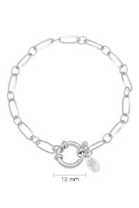 Damen Armband chain cora aus mit Weigold beschichtetem Edelstahl