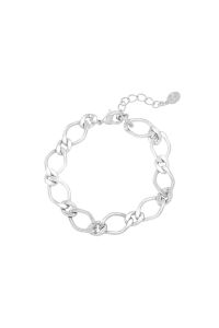 Damen Armband chunky chain aus mit Weigold beschichtetem Kupfer