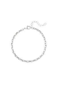 Damen Glieder Armband aus mit Weigold beschichtetem Edelstahl