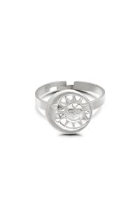 Damen Ring Moonlight aus mit Weigold beschichtetem Edelstahl